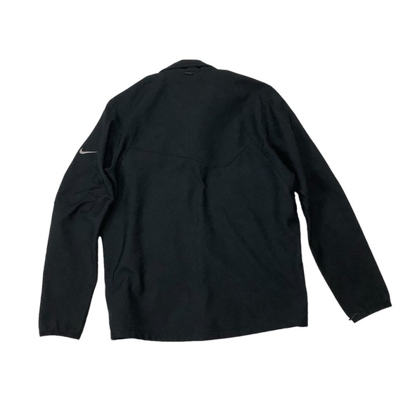 Nike Full-zip Athletic Jacket Sz Large Black Running - Picture 2 of 4